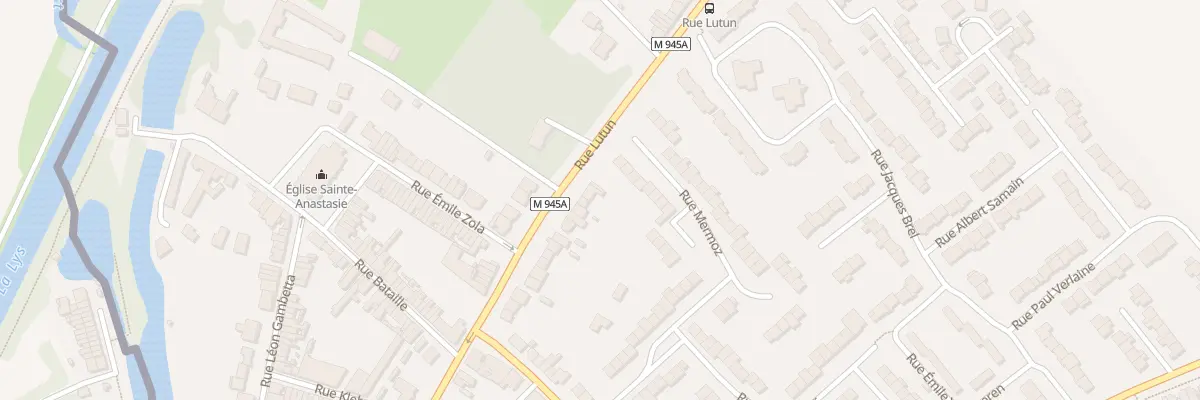 Plan du 28 Rue Lutun à Houplines