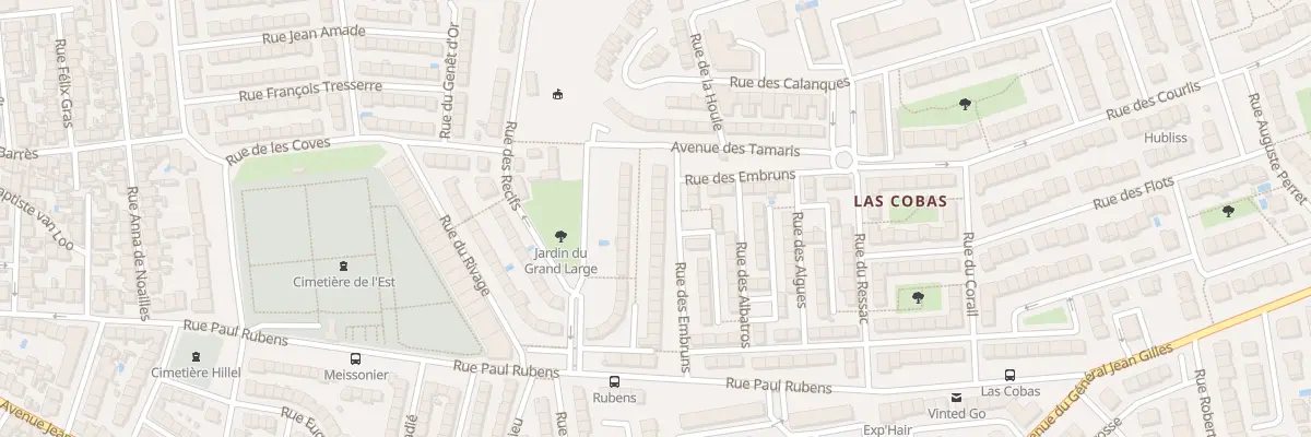 Plan du 25 Rue des Embruns à Perpignan
