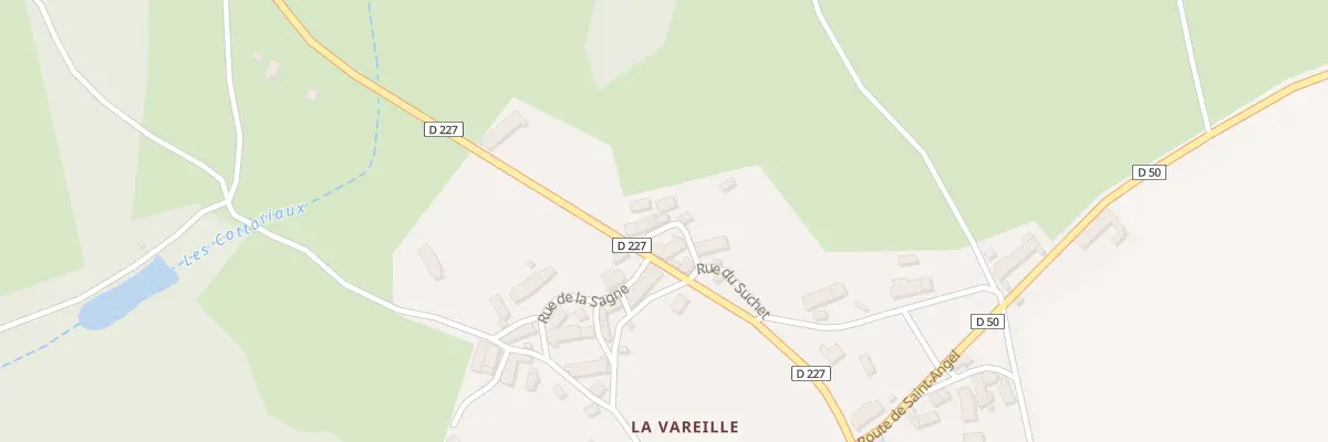 Plan du 3 Rue du Suchet - La Vareille à Vitrac