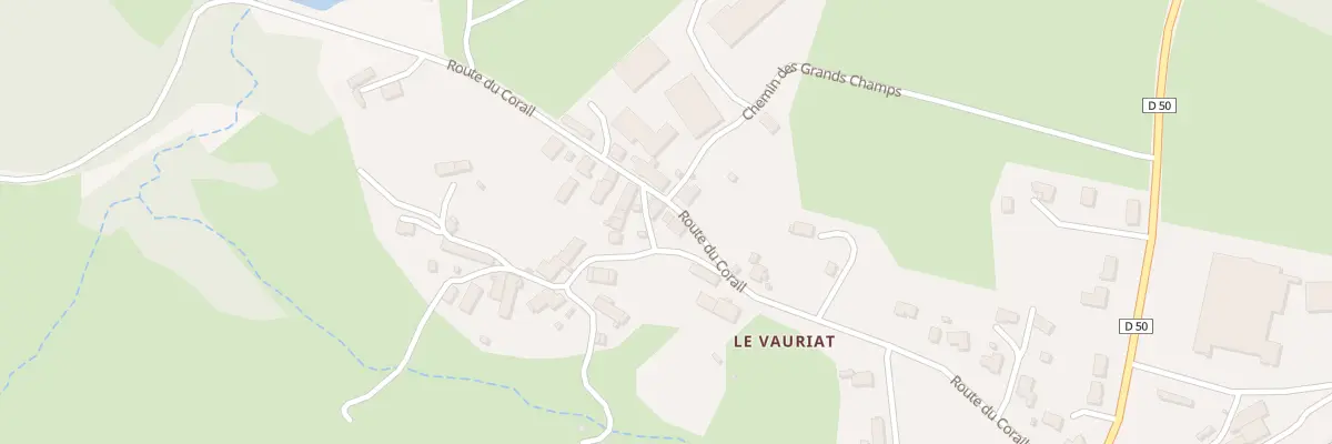 Plan du 11 Rte du Corail - Le Vauriat à Saint-Ours