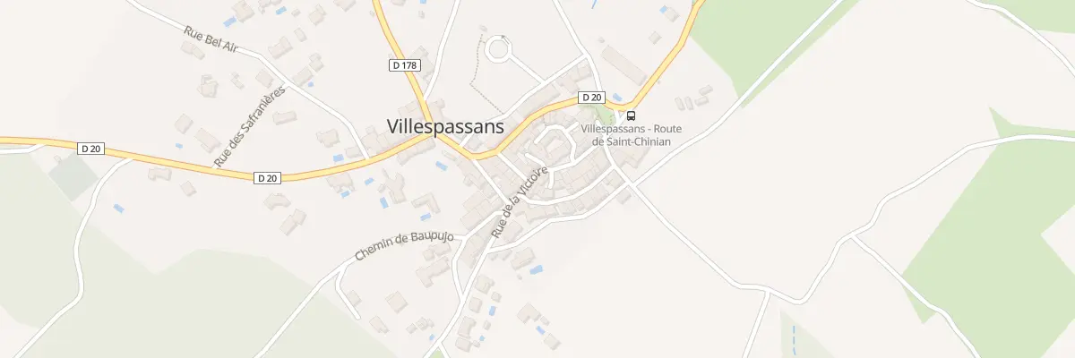 Plan du 5096 Village à Villespassans