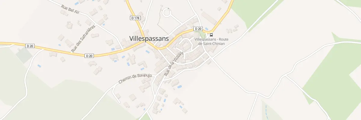 Plan du 5037 Village à Villespassans