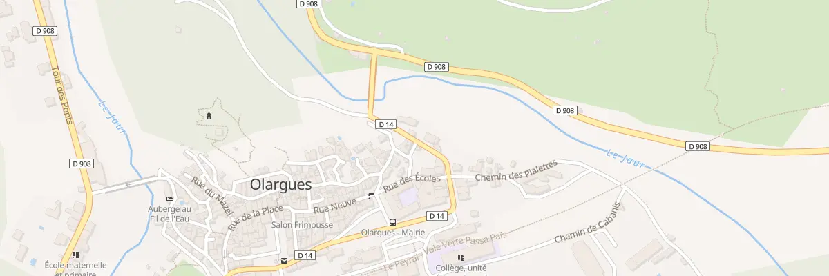 Plan du 5232 Av de Pampelune à Olargues