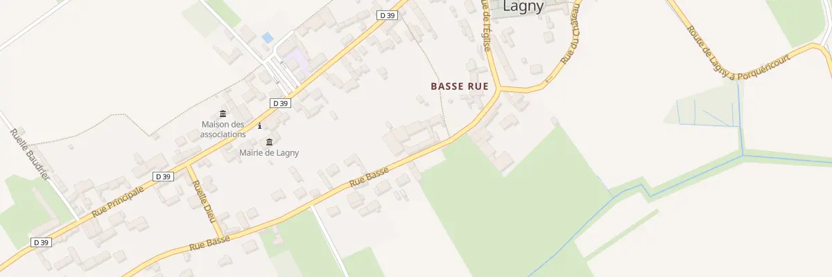 Plan du 6 Rue Basse à Lagny