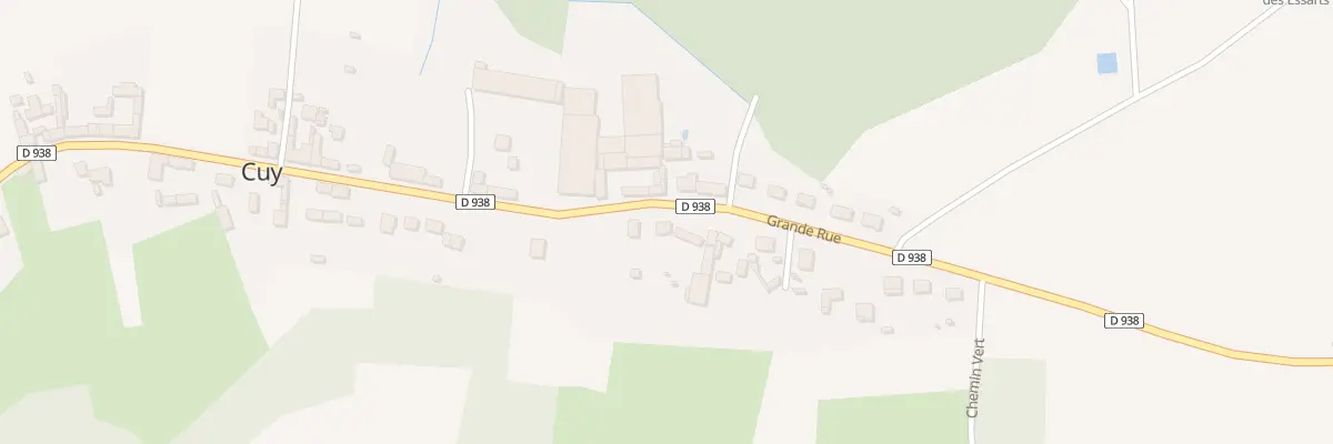 Plan du 19 Gr Grande Rue à Cuy