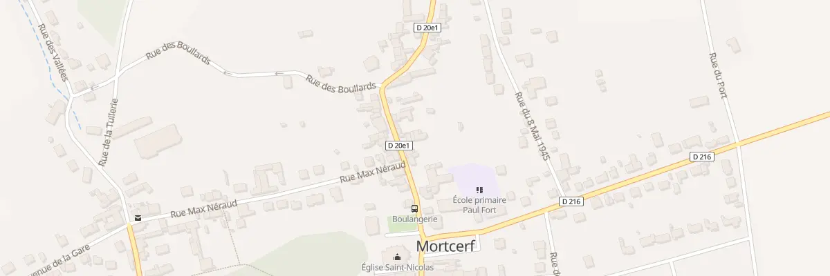 Plan du 55B Rue du Vingt Sept Aout à Mortcerf