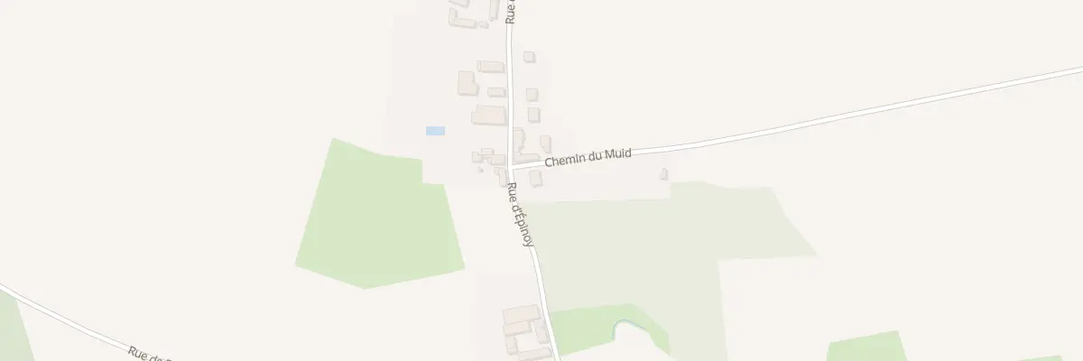 Plan du 381 Rue d’Epinoy à Évricourt