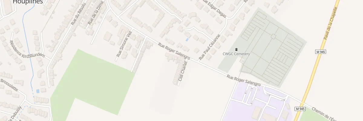 Plan du 102 Rue Roger Salengro à Houplines