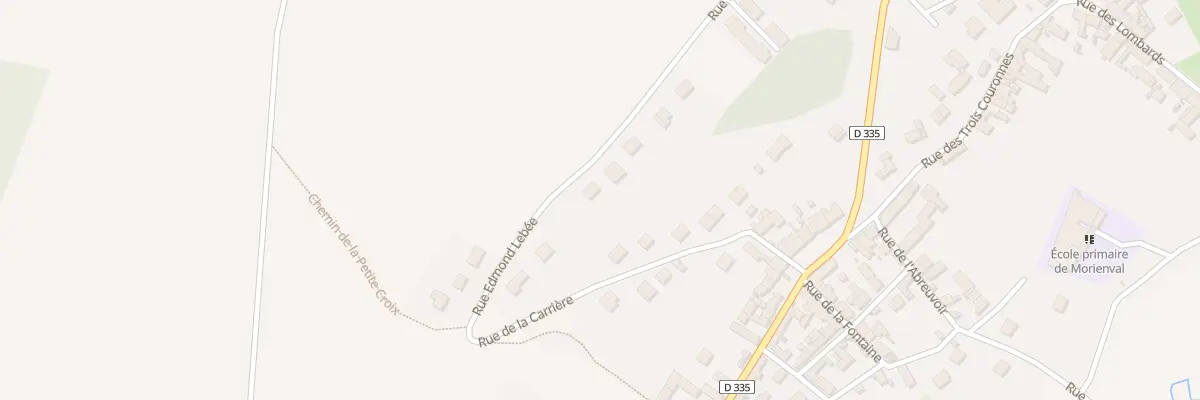 Plan du 25 Rue Edmond Lebée à Morienval