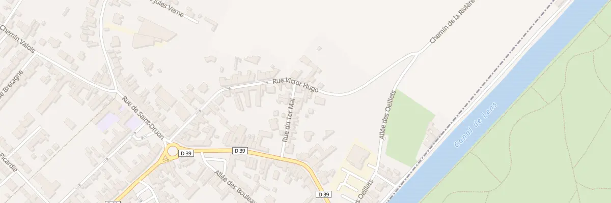 Plan du 41 Rue Victor Hugo à Harnes