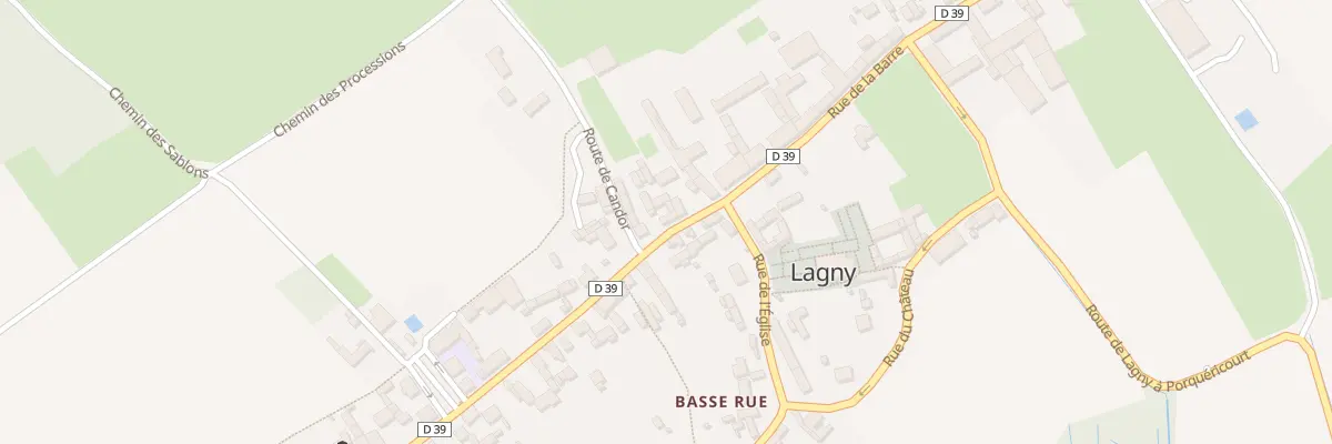 Plan du 925 Rue de la Barre à Lagny