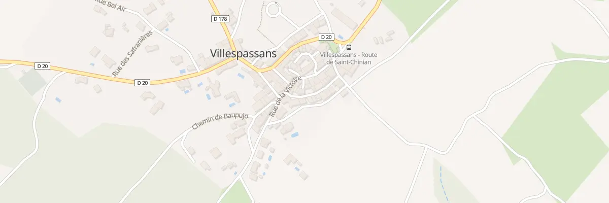 Plan du 4 Rue de la Republique à Villespassans