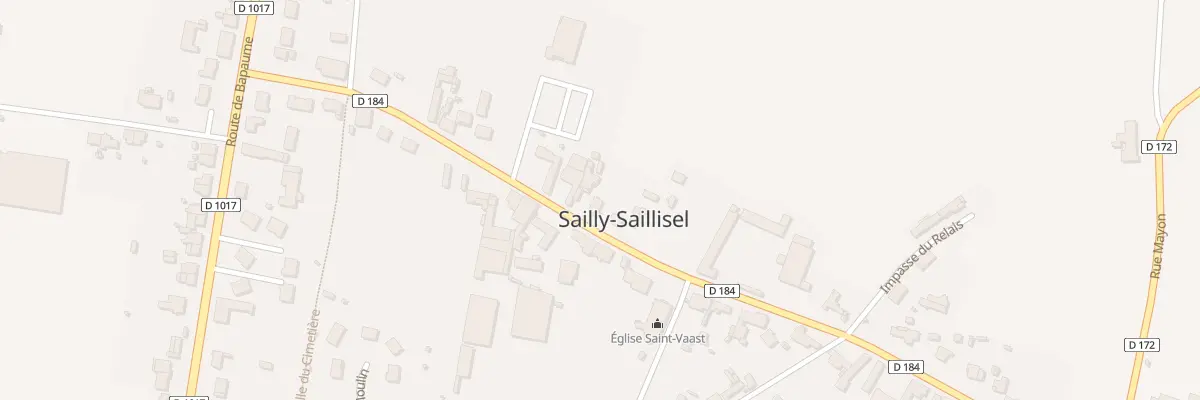 Plan du 17 Rue du Commandant Thierry à Sailly-Saillisel