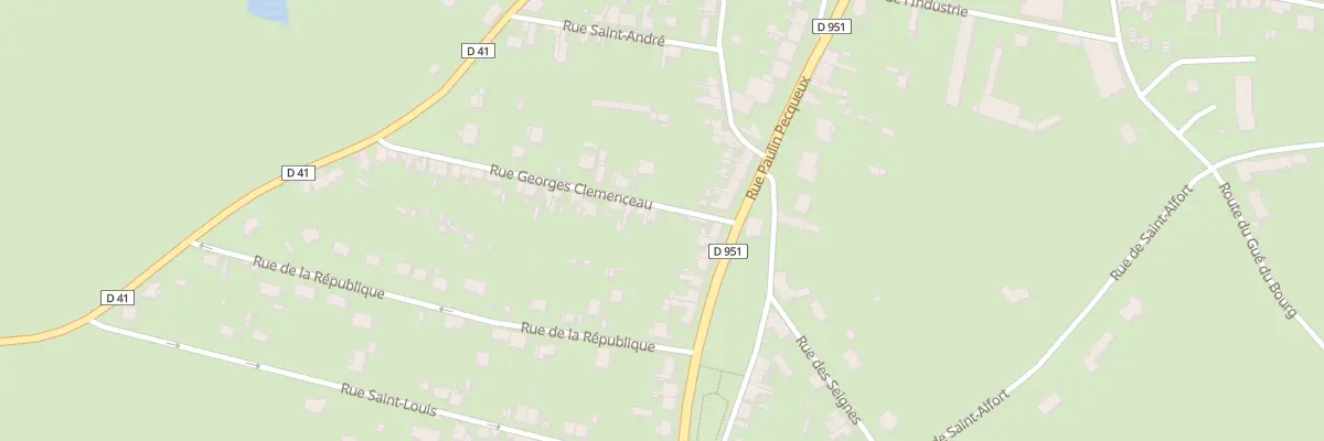 Plan du 3 Rue Georges Clémenceau à Sancoins