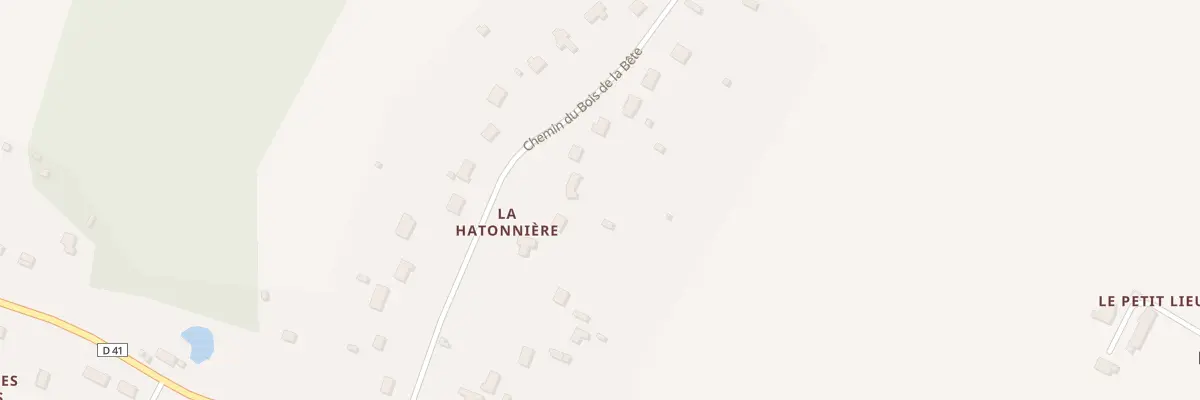 Plan du 18 Che du Bois de la Bête à Aillant-sur-Milleron