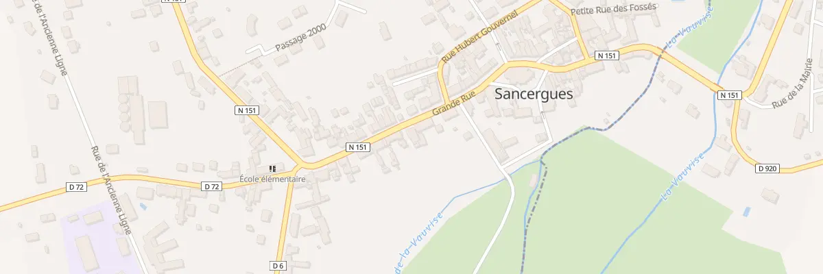 Plan du 31 Grande Rue à Sancergues