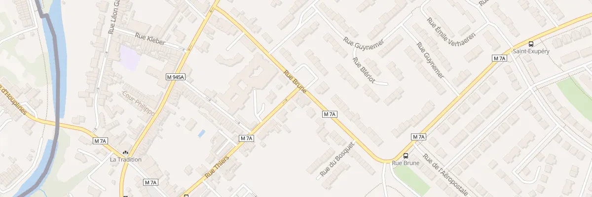 Plan du 12 Rue Brune à Houplines