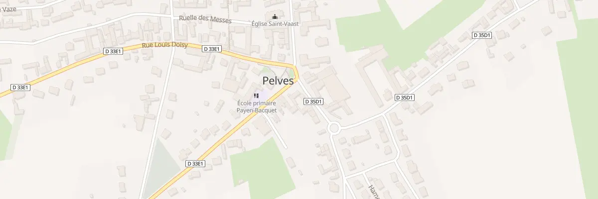 Plan du 2 Rue François Mercier à Pelves