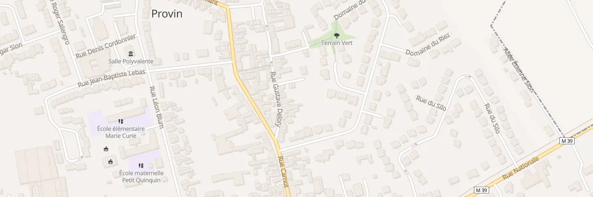 Plan du 16 Rue Gustave Delory à Provin