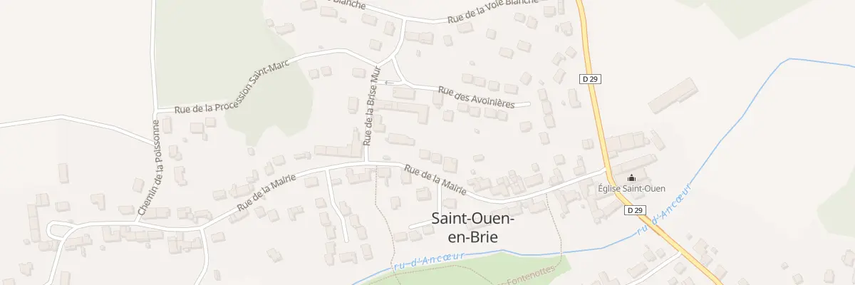 Plan du 200 Rue de la Mairie à Saint-Ouen-en-Brie