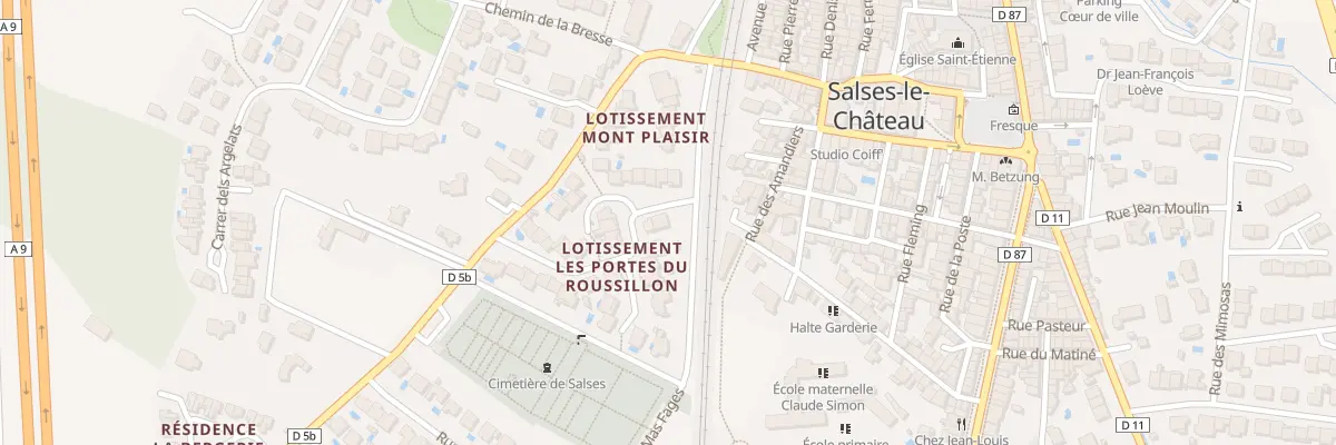 Plan du 1 Lot Les Portes du Roussillon à Salses-le-Château