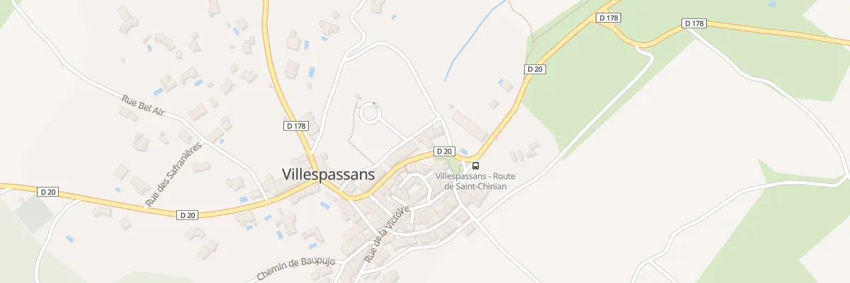 Plan du 5144F Rte de St Chinian à Villespassans