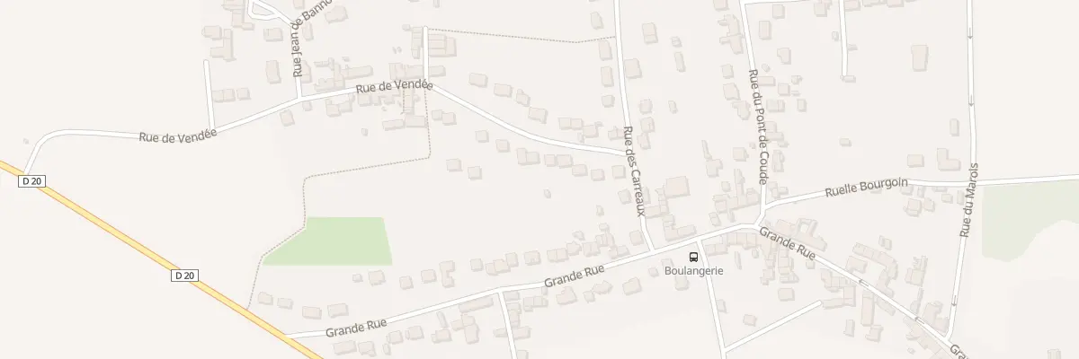Plan du 13 Rue de la Vendée à Dammartin-sur-Tigeaux