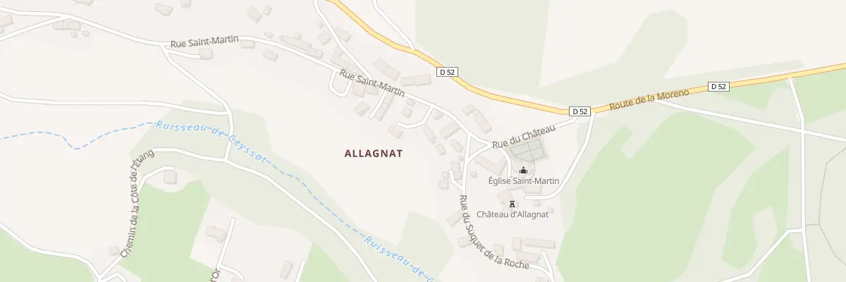 Plan du 30 Rue Saint Martin à Ceyssat