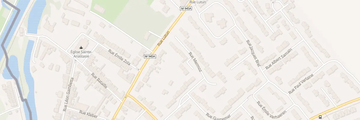 Plan du 39 Rue Mermoz à Houplines