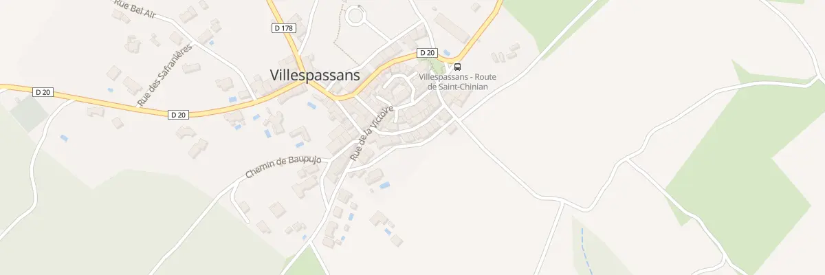 Plan du 5130F Village à Villespassans
