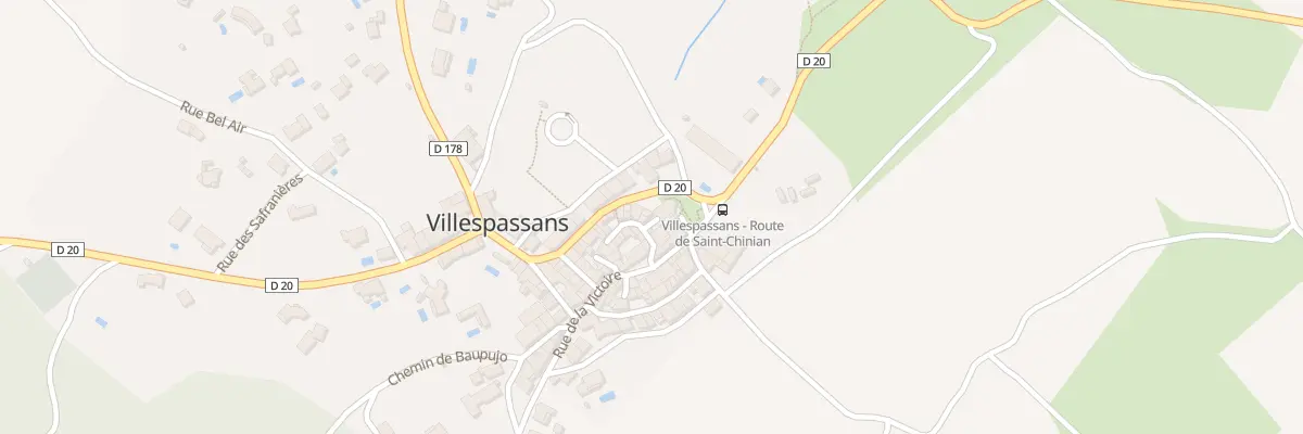 Plan du 5086 Village à Villespassans