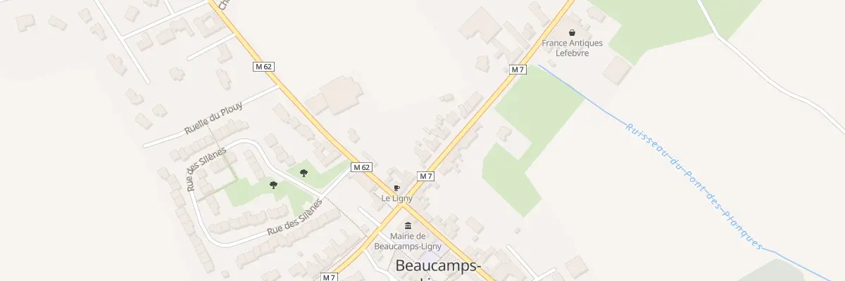 Plan du 16 Rue de la Gare à Beaucamps-Ligny