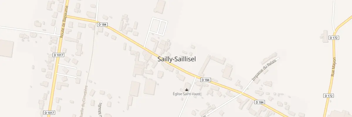 Plan du 19 Rue du Commandant Thierry à Sailly-Saillisel