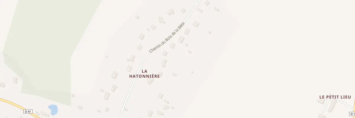Plan du 20 Che du Bois de la Bête à Aillant-sur-Milleron