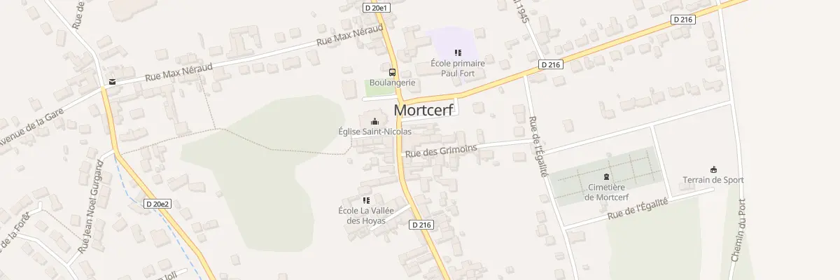 Plan du 1 Rue des Grimoins à Mortcerf