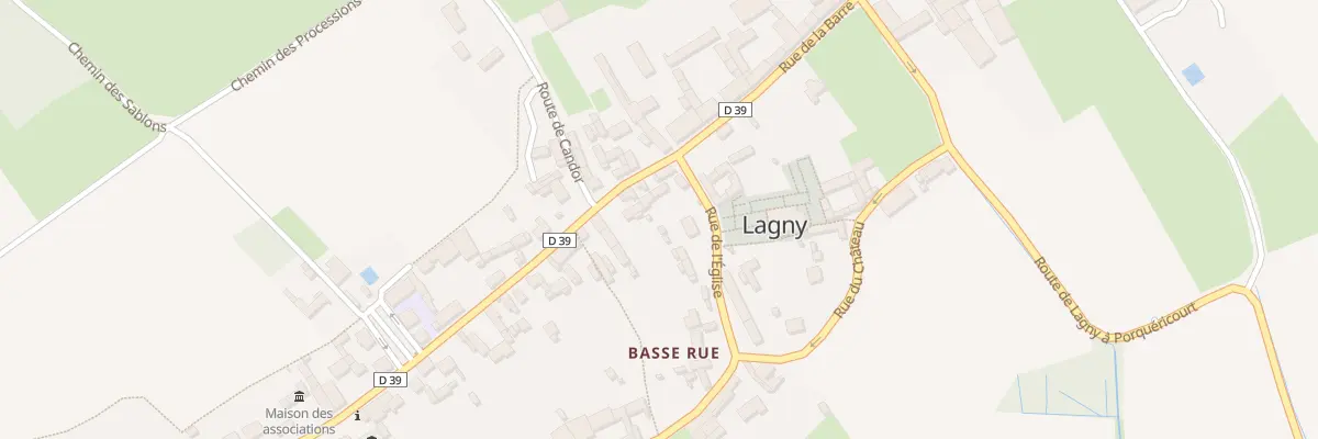 Plan du 4 Rue de la Barre à Lagny