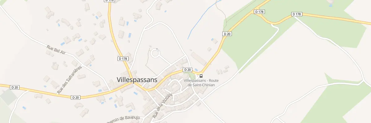 Plan du 5035 Village à Villespassans