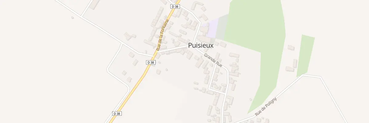 Plan du 7 Rue de l’Eglise à Puisieux