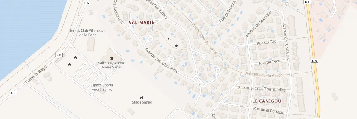 Plan du 4 All des Lavandes à Villeneuve-de-la-Raho