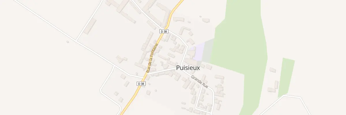 Plan du 18 Gr Grande Rue à Puisieux