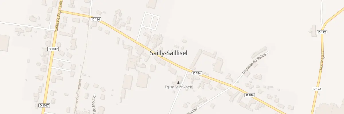 Plan du 21 Rue du Commandant Thierry à Sailly-Saillisel