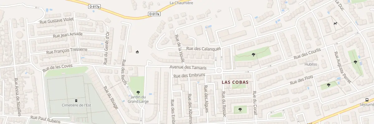 Plan du 17 Av des Tamaris à Perpignan