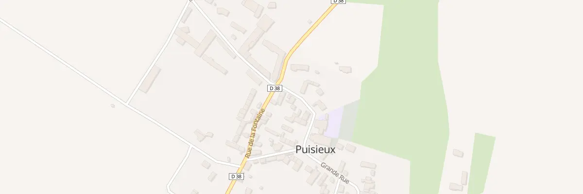 Plan du 4 Gr Grande Rue à Puisieux