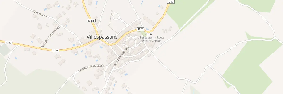 Plan du 5094 Village à Villespassans