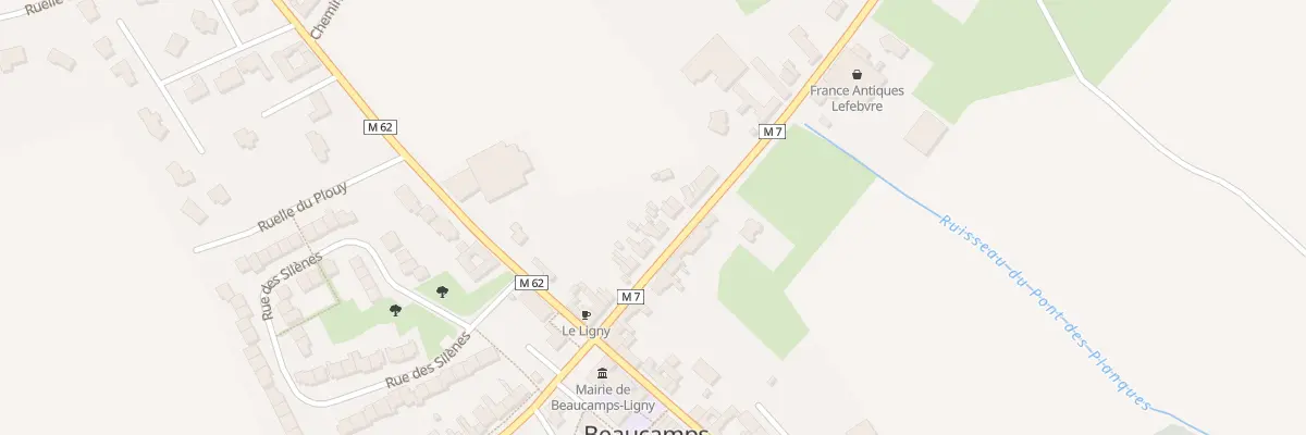 Plan du 22 Rue de la Gare à Beaucamps-Ligny