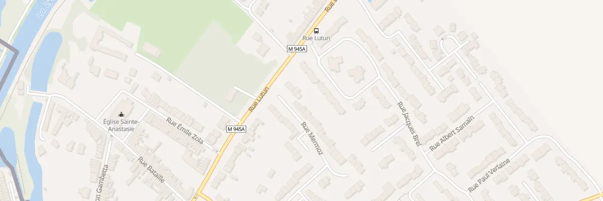 Plan du 64 Rue Mermoz à Houplines