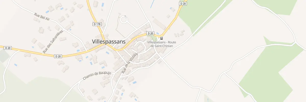 Plan du 5155F Rue du Thym à Villespassans