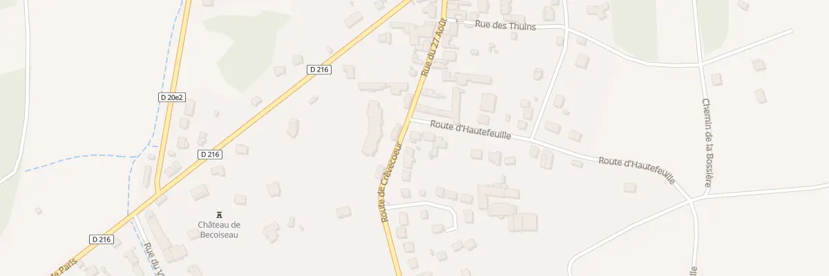 Plan du 1 Rue d’Hautefeuille à Mortcerf