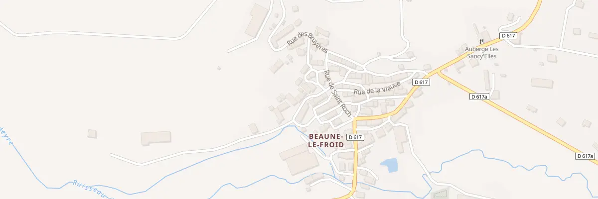 Plan du 9002 Rue de sous la Roche -Beaune- à Murol