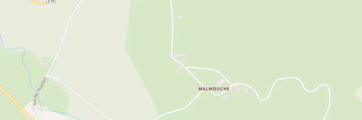 Plan du 5445 Malmouche à Menat